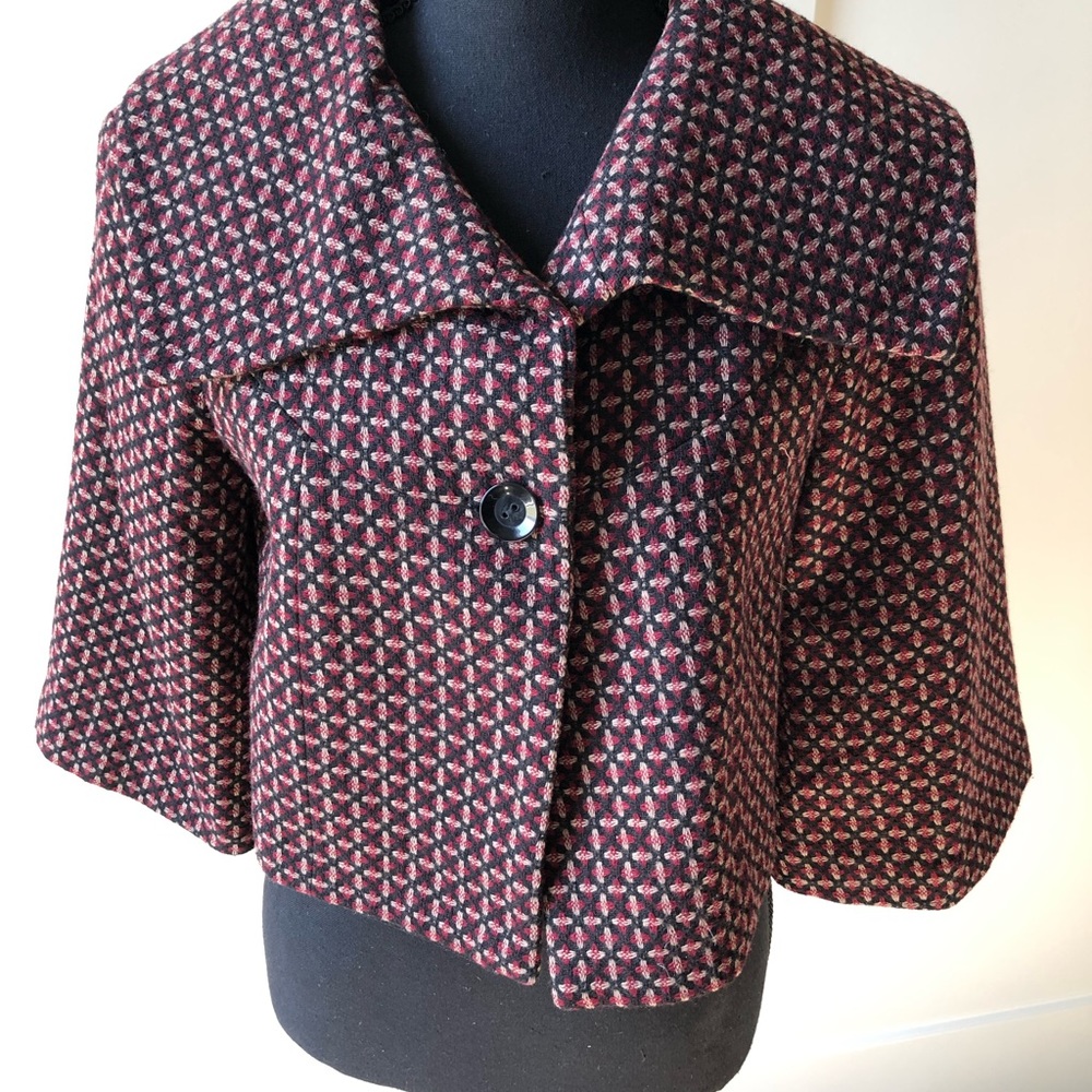 Axcess by Liz Claiborne Bolero Crop Wool Jacket